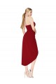 Stretch Crepe Knee Length Sweetheart Mermaid High Low Evening Gown / Prom Dress / Bridesmaid Dress Sudbury