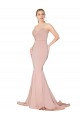 Stretch Crepe Low Back Long Sweetheart Mauve Mermaid Formal Dress / Bridesmaid Dress Sudbury