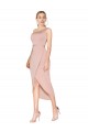 Stretch Crepe Knee Length One Shoulder Mermaid Formal Dress / Bridesmaid Dress Sudbury