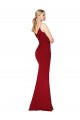 Stretch Crepe V-Back Long High Neck Mermaid Formal Evening Gown / Prom Dress / Bridesmaid Dress Sudbury