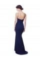 Stretch Crepe Open Back Long Spaghetti Straps Mermaid Formal Dress / Bridesmaid Dress Sudbury
