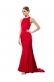 Stretch Crepe Open Back Long Halter Neck Mermaid Formal Evening Gown / Bridesmaid Dress Sudbury