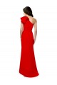 Stretch Crepe Long One Shoulder Red Mermaid Formal Dress / Bridesmaid Dress Sudbury