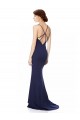 Stretch Crepe Criss Cross Open Back Long Halter Neck Mermaid Formal Evening Gown / Prom Dress / Bridesmaid Dress Sudbury
