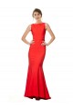 Stretch Crepe Open Back Long Halter Neck Mermaid Bridesmaid Dress / Evening Gowns Sudbury