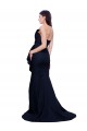 Stretch Crepe Low Back Sweep Train Strapless Sheath Semi Formal Evening Dress / Prom Dress / Bridesmaid Dress Sudbury