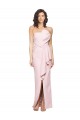 Stretch Crepe Low Back Long Strapless Pink Sheath Formal Dress / Bridesmaid Dress Sudbury