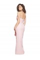 Stretch Crepe Low Back Long Strapless Pink Sheath Formal Dress / Bridesmaid Dress Sudbury