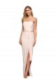 Stretch Crepe Low Back Long Strapless Sheath Formal Evening Gown / Prom Dress / Bridesmaid Dress Sudbury