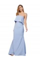 Stretch Crepe Low Back Long Strapless A-Line Formal Dress / Bridesmaid Dress Sudbury