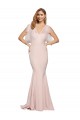 Stretch Crepe & Tulle Low Back Long Sweetheart Sheath Formal Dress / Bridesmaid Dress Sudbury