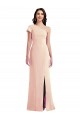 Stretch Crepe Long One Shoulder Nude Trumpet Formal Evening Gown / Prom Dress / Bridesmaid Dress Sudbury