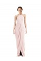 Stretch Crepe Long Halter Neck Trumpet Semi Formal Evening Dress / Prom Dress / Bridesmaid Dress Sudbury