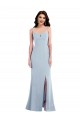 Stretch Crepe Long Spaghetti Straps Trumpet Formal Evening Gown / Prom Dress / Bridesmaid Dress Sudbury