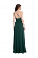Stretch Crepe Open Back Long One Shoulder A-Line Formal Evening Gown / Prom Dress / Bridesmaid Dress Sudbury