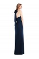 Stretch Crepe Open Back Long High Neck Trumpet Semi Formal Evening Dress / Prom Dress / Bridesmaid Dress Sudbury