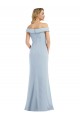 Stretch Crepe Long Off the Shoulder Trumpet Semi Formal Evening Dress / Prom Dress / Bridesmaid Dress Sudbury