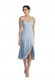 Stretch Crepe Midi Length Sweetheart A-Line Evening Gown / Prom Dress / Bridesmaid Dress Sudbury