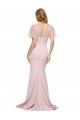 Stretch Crepe & Tulle Low Back Long One Shoulder Sheath Formal Evening Gown / Prom Dress / Bridesmaid Dress Sudbury