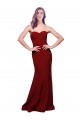 Stretch Crepe Low Back Long Sweetheart Sheath Formal Evening Gown / Prom Dress / Bridesmaid Dress Sudbury