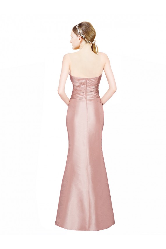Stretch Satin Low Back Long Sweetheart A-Line Formal Evening Gown / Prom Dress / Bridesmaid Dress Sudbury