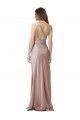 Stretch Satin Open Back Long One Shoulder Sheath Formal Evening Gown / Prom Dress / Bridesmaid Dress Sudbury