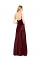 Stretch Satin Long Spaghetti Straps A-Line Bridesmaid Dress / Evening Dress Sudbury