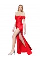 Stretch Satin Long Off the Shoulder Mermaid Formal Evening Gown / Prom Dress / Bridesmaid Dress Sudbury