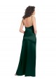 Stretch Satin Open Back Long Scoop Neck A-Line Formal Evening Gown / Prom Dress / Bridesmaid Dress Sudbury