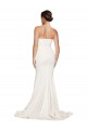 Stretch Satin Low Back Sweep Train Cowl Neck Mermaid Formal Evening Gown / Prom Dress / Bridesmaid Dress Sudbury