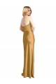 Stretch Satin Long Strapless A-Line Formal Evening Gown / Prom Dress / Bridesmaid Dress Sudbury