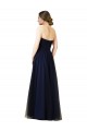 Tulle Long Sweetheart Dark Navy A-Line Bridesmaid Dress / Evening Dress Sudbury