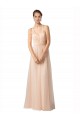 Tulle Long Sweetheart Nude A-Line Bridesmaid Dress / Evening Dress Sudbury