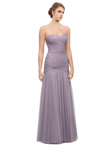 Tulle Long Sweetheart Heather Mermaid Bridesmaid Dress Sudbury
