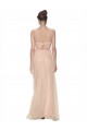 Tulle Long Illusion Neck Sheath Bridesmaid Dress Sudbury