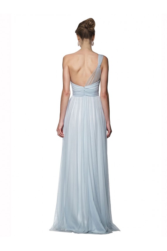 Tulle Long One Shoulder Mist A-Line Bridesmaid Dress Sudbury