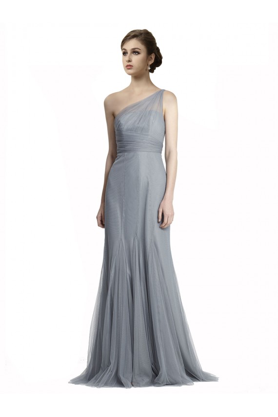 Tulle Long One Shoulder Mermaid Bridesmaid Dress Sudbury