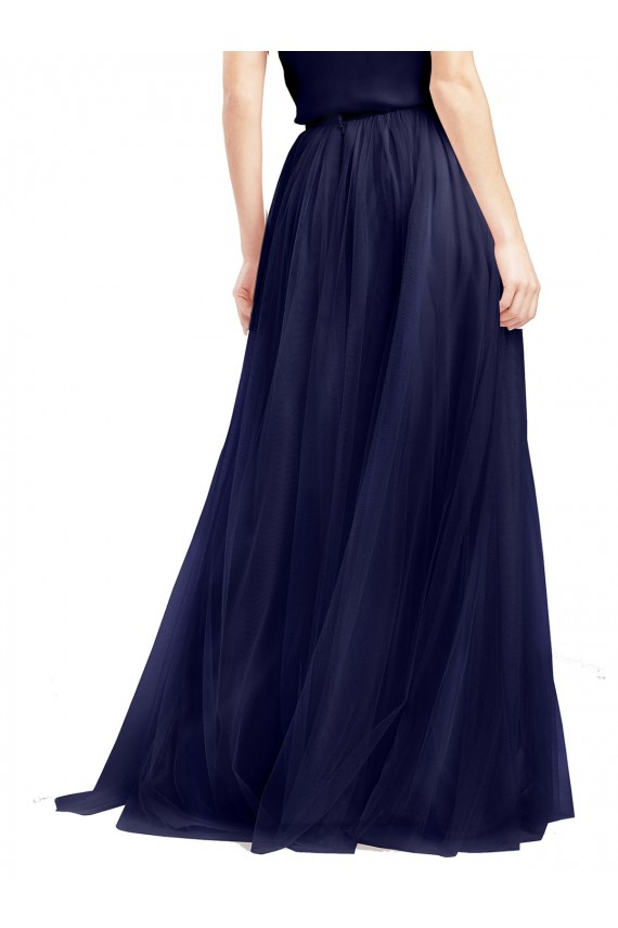 Tulle Long Halter Neck A-Line Semi Formal Evening Dress / Bridesmaid Dress Sudbury