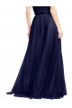 Tulle Long Halter Neck A-Line Semi Formal Evening Dress / Bridesmaid Dress Sudbury