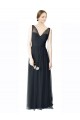 Tulle V-Back Long V-Neck A-Line Formal Dress / Bridesmaid Dress Sudbury
