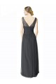 Tulle V-Back Long V-Neck A-Line Formal Dress / Bridesmaid Dress Sudbury