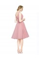 Tulle Knee Length V-Neck A-Line Bridesmaid Gown Sudbury