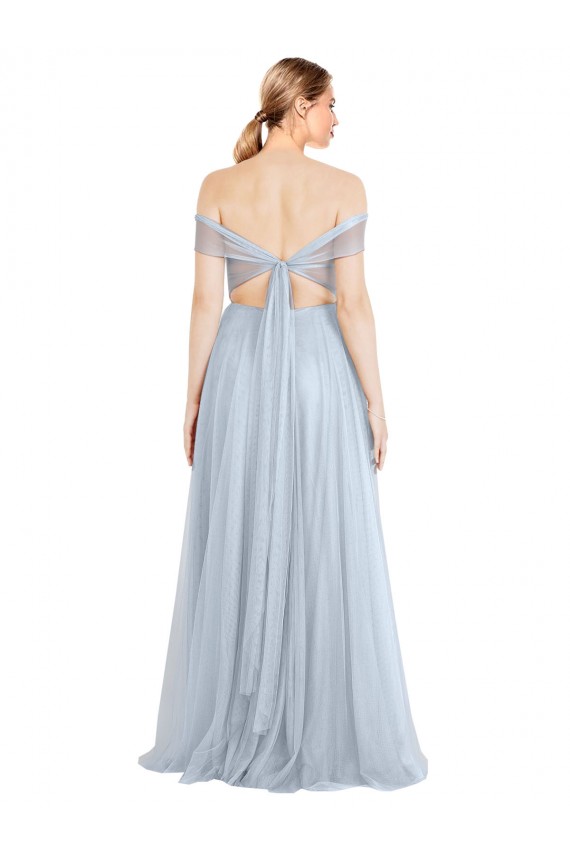 Tulle Long Off the Shoulder A-Line Evening Dress / Bridesmaid Dress Sudbury