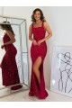 Velvet Sequin Long Square Neck Sheath Prom Dress Sudbury