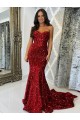 Velvet Sequin Court Train Sweetheart Sheath Evening Dress Sudbury