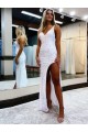 Velvet Sequin Long V-Neck Sheath Prom Dress / Evening Dress Sudbury