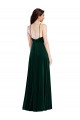 Stretch Velvet Long Halter Neck A-Line Semi Formal Evening Dress / Prom Dress / Bridesmaid Dress Sudbury