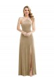 Stretch Velvet Open Back Long Halter Neck A-Line Semi Formal Evening Dress / Prom Dress / Bridesmaid Dress Sudbury