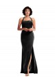 Stretch Velvet Low Back Long Halter Neck Mermaid Formal Evening Gown / Prom Dress / Bridesmaid Dress Sudbury