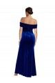 Stretch Velvet Long Off the Shoulder Mermaid Formal Evening Gown / Prom Dress / Bridesmaid Dress Sudbury